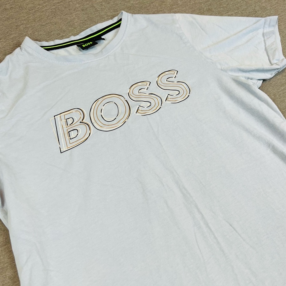 Boss Light Blue Short Sleeve Tee